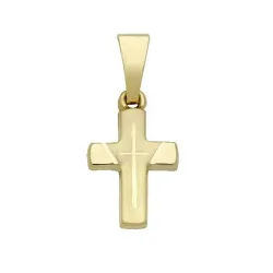 Schneider Basic Anhänger - Kreuz ? Gold - K34
