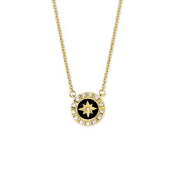Maja Emulto Halskette - Starshine black - EL00114.NE.YG.B