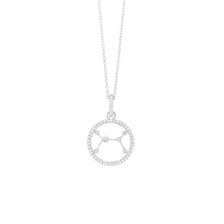 ELLA Juwelen Halskette - Sternzeichen Krebs - P0140S12WG