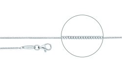 Der Kettenmacher Halskette - Panzerkette Diamantiert Silber - P1-36-38S