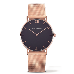 Paul Hewitt Uhren - Sailor Line - Roségold, Blau - 36 mm - Small - PH-SA-R-Sm-B-4S