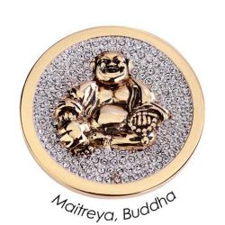 Quoins Charm - Jewelz Maitreya, Buddha- QMOA-28L-G