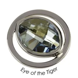 Quoins Charm - Münze - Eye of the Tiger - QMOK-03L-G-GL
