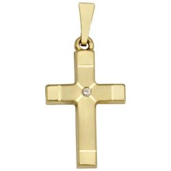 Schneider Basic Anhänger - Kreuz ? Gold - K16