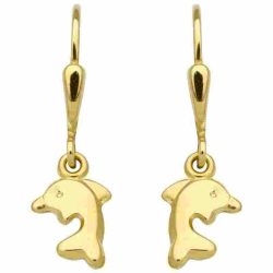 Schneider Basic Ohrringe - Gold - Delphin - KI11