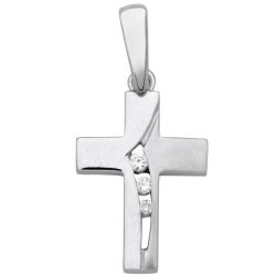 Schneider Basic Anhänger - Silber - Kreuz - SKE04