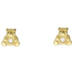 Schneider Basic Ohrringe - Gold - Bär - KI14