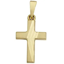 Schneider Basic Anhänger - Kreuz ? Gold - K17