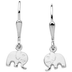 Schneider Basic Ohrringe - Silber - Elefant hängend - SK34