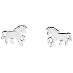 Schneider Basic Ohrstecker - Silber - Pferd - SK40