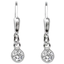 Schneider Basic Ohrringe - Silber - Zirkonia Weiß - SK03