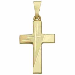 Schneider Basic Anhänger - Kreuz ? Gold - K03