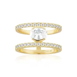 SIF Jakobs Ring - SJ-R2358-CZ-YG