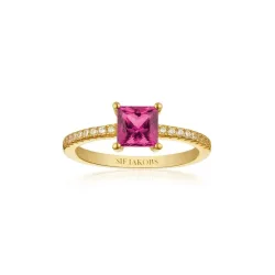 SIF Jakobs Ring - ELLERA QUADRATO - SJ-R42280-PKCZ-YG