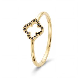 Maja Emulto Ring - Sparkle Clover - EL00010.RG.YG.CZB