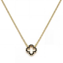 Maja Emulto Halskette - Sparkle Clover - EL0007.NE.YG.CZB