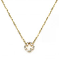 Maja Emulto Halskette - Sparkle Clover - EL0007.NE.YG