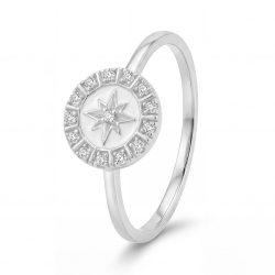 Maja Emulto Ring - Starshine white - EL00111.RG.W.RH