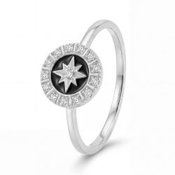 Maja Emulto Ring - Starshine black - EL00111.RG.B.RH
