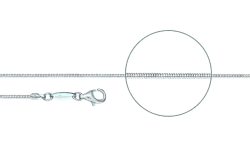 Der Kettenmacher Halskette - Torokette Diamantiert Silber - T1-42S