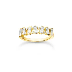Thomas Sabo Ring - Weiße Steine Gold - TR2346-414-14