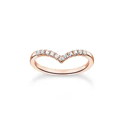 Thomas Sabo Ring - V-Shape - TR2394-416-14