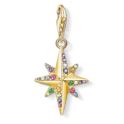 Thomas Sabo Anhänger - Farbiger Stern gold - 1816-488-7