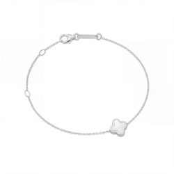 Maja Emulto Armband - White Clover - EL0004.BR.RH.W
