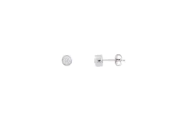 XENOX Ohrstecker - Silver Circle Zargenfassung - XS7122