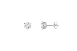 XENOX Ohrstecker - Silver Circle Krappenfassung - XS7137