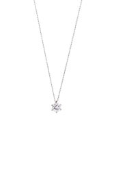 XENOX Collier - Silver Circle Krappenfassung - XS7175
