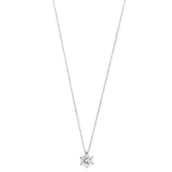 XENOX Collier - Silver Circle Krappenfassung - XS7211