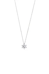 XENOX Collier - Silver Circle Krappenfassung - XS7212