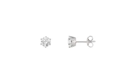 XENOX Ohrstecker - Silver Circle Krappenfassung - XS7262
