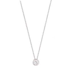 XENOX Collier - Silver Circle Zargenfassung - XS7282