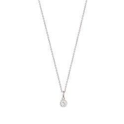 XENOX Collier - Silver Circle Zargenfassung - XS7283