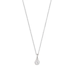 XENOX Collier - Silver Circle Zargenfassung - XS7285