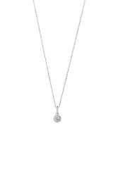 XENOX Collier - Silver Circle Krappenfassung - XS7360