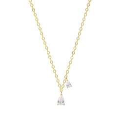 XENOX Halskette - DEWDROP DUO - XS91668G