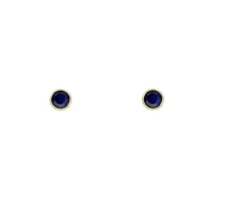 Schneider Basic Ohrstecker - Gold ? Safir blau ? ZS06