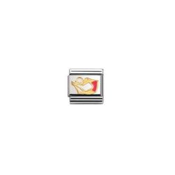 Nomination Classic - SPORTS Edelstahl, Email und 18K-Gold (Turner mit Ball)