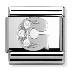 Nomination Classic - SilverShine Buchstabe G mit Zirkonia - 330301/07