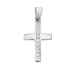 Schneider Basic Anhänger - Kreuz ? Weißgold ? K37