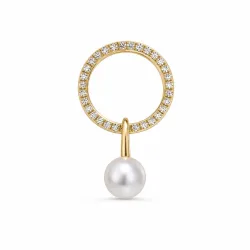ELLA Juwelen Anhänger - ELLA Juwelen Anhänger 585 Gold mit Zirkonia & Süßwasserperle - 115-53038