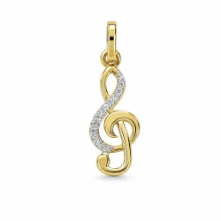 ELLA Juwelen Anhänger - ELLA Juwelen Anhänger 585 Gold Zirkonia - 115-77005