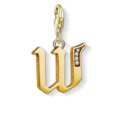 Thomas Sabo Charm - Buchstabe W Gold - 1629-414-39
