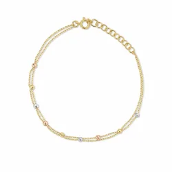 ELLA Juwelen Armband - ELLA Juwelen Armband 585 Gold Tricolor - 190-21019-31