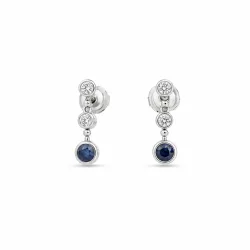 ELLA Juwelen Ohrringe - ELLA Juwelen Ohrstecker 585 Weißgold Zirkonia Safir - 190-29057-01