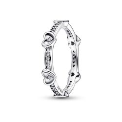 Pandora Ring - Radiant Sparkling Hearts - 192496C01