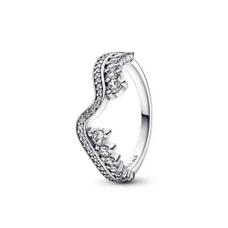 Pandora Ring - Sparkling Asymmetric Wave - 192543C01